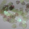 Hartjespailletten lichtgroen