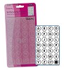 Hoofdletters alfabet embossing folder