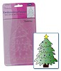Kerstboom embossing folder