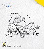 Koetie Clear stamp COW007 Kind 