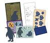 Laser Cards - Blue Pinguin / Blauwe Pinquin