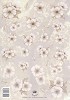 A4 KNIPVEL WITTE BLOEMEN 2340T