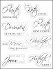 CLEAR STAMP TEKSTEN RECHT CS0852