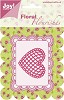 JOY STENCIL FLORAL  HART   6003/005