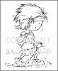 CLEAR STAMP DON & DAISY HIKING DDS3319