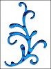 Joy! stencil klein swirl 2 6003/0003