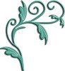 Doily mal Tropical Flourish B-127