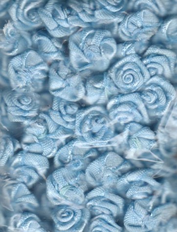 Bloemetjes medium- ijsblauw