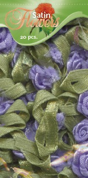 Satin Flowers - lila