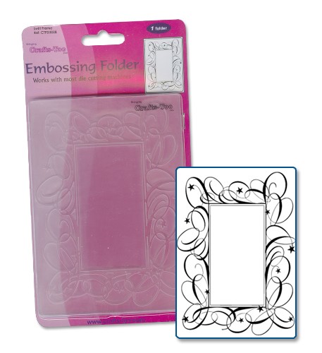 Swirl embossing folder