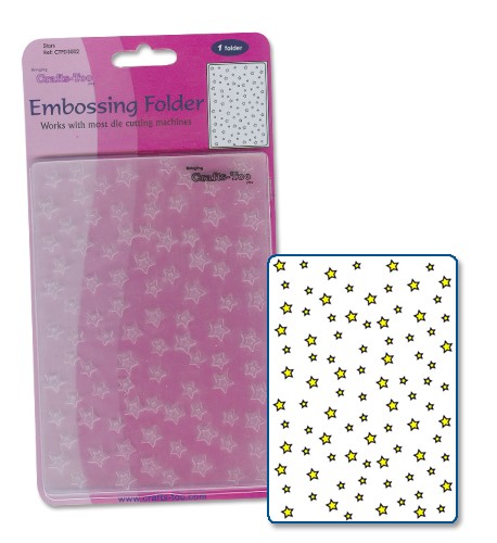 Sterren embossing folder