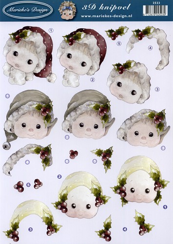 Marieke`s Design - Meisje met mutsje
