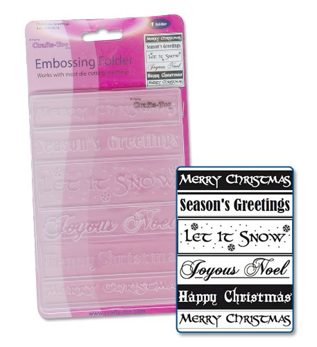 Christmas Embossing Folder