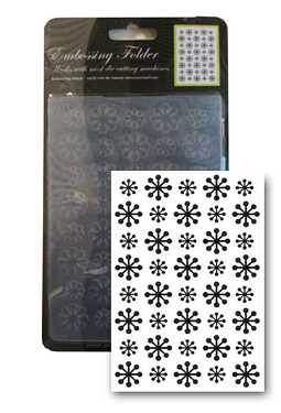Embossing Folder Floral 15 x 15 cm.
