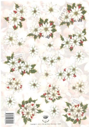 A4 KNIPVEL WITTE KERSTROOS 2339T