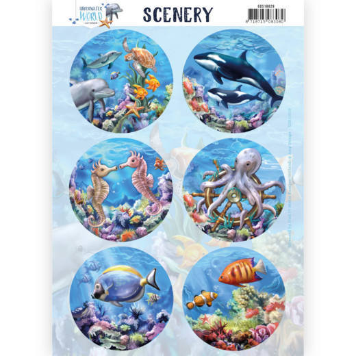 Push Out Scenery - Amy Design - Underwater World - Sea World