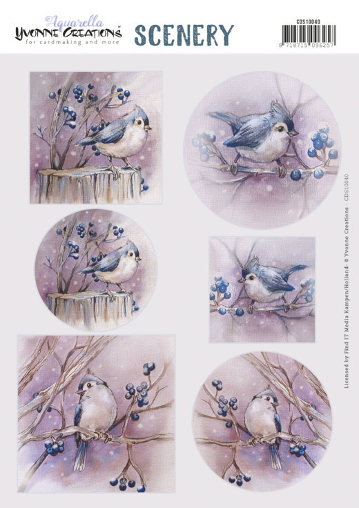 Scenery - Yvonne Creations - Aquarella - Birds