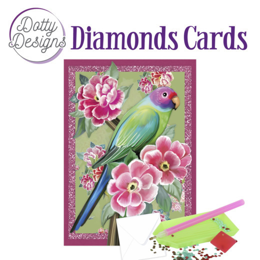 Dotty Designs Diamond Cards - Tropical Bird