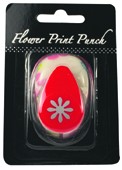 Flower Power Print Punch Daisy